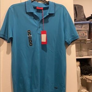 Hugo blue polo shirt